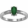 14K White Gold Chrome Tourmaline Ring