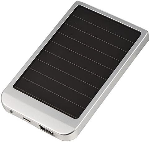 Solar Charger 2600mAh USB - Power bank portable - External Battery - Phone MP3 PDA Tablet - For Apple Iphone HTC Nokia Samsung (Silver)
