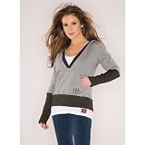 Touch By Alyssa Milano Cincinnati Bengals Women's Rivalry Hooded Sweatshirt with Tank Top-NFL EXCLUSIVE! Extra Small