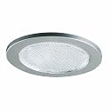 Cooper Lighting 951SNS 4-Inch Trim Lensed Showerlight, Satin Nickel Trim with Glass Lens