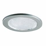 Cooper Lighting 951SNS 4-Inch Trim Lensed Showerlight, Satin Nickel Trim with Glass Lens