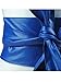 Women PU Leather Soft Self Tie Bowknot Band Wrap Around Sash Obi Belt Blue