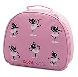 Girls Pink Nylon Dance Ballet Shoe Bag Case Handbag KB65 By Katz Dancewear Christmas