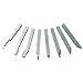 TTC 8 Piece High Speed Steel Lathe Tool Set - Overall Length : 2-1/2