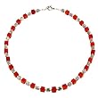 Handmade Carnelian Agate & Silver Necklace