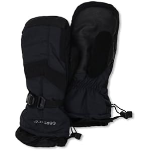 Gordini Women's Aquabloc Down Gauntlet Mitts, Black, Medium