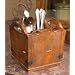 Vintage Style Wooden Cutlery Silverware Holder