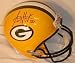 AJ Hawk signed Green Bay Packers Full Size Replica Helmet