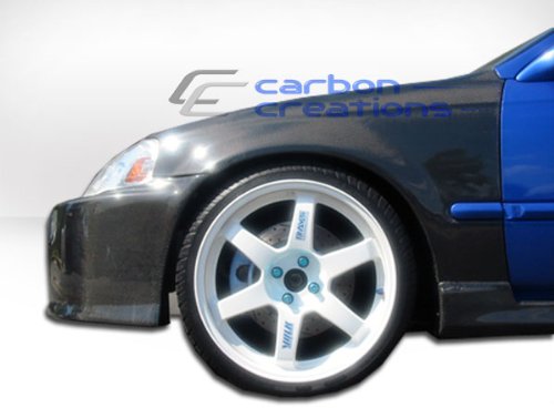 1996-1998 Honda Civic Carbon Creations OEM Fenders