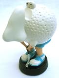 Ladies Golf Sports Balls Themed Unique Novelty Eyeglasses Holder - Blue & White