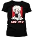 Osama Bin Laden GAME OVER Juniors T-shirt, Osama Bin Laden Dead Juniors Shirt, Small, Brown