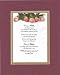 Touching and Heartfelt Poem for Mothers - Thank You Mom. . . Poem on 11 x 14 inches Double Beveled M