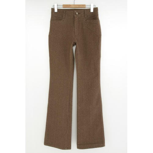 ウルトラストレッチデニムパンツ　ブラウン