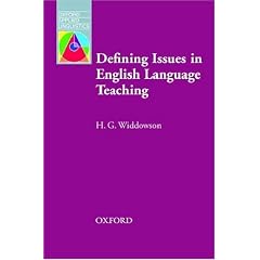 Defining Issues in English Language Teaching (Oxford Applied Linguistics)
