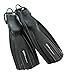 Mares Unisex Adults Avanti Quattro + Diving Fins - Durable Efficient Versatile Open-Heel Scuba Fins with Four-Channel Design & Bungee Strap, Black, X-Large