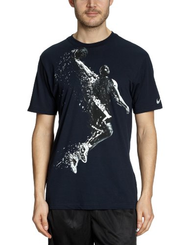 NIKE Herren T-Shirt THE LEBRON SHATTER GLASS, dark obsidian/neutral grey, L, 426978-475 Preisvergleich