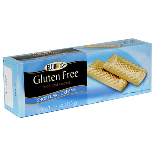 Glutino Gluten-Free Cookies, Shortcake Dreams, 4.4-Ounce Boxes (Pack of 12)