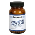 Twinlab Chromium Picolinate 200mcg, 200 Capsules (Pack of 2)