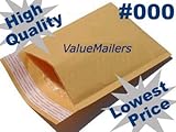Kraft Paper Self Sealing Bubble Mailers Size #000 (4x8)
