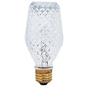 Globe 5495001 Crystalina 50-Watt MB19 Halogen Bulb, Clear, 3-Pack