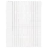 TOPS Data Pad with Numbered Column Headings, Wide Rule, Letter Size, White, 50 Sheets per Pad (3619)