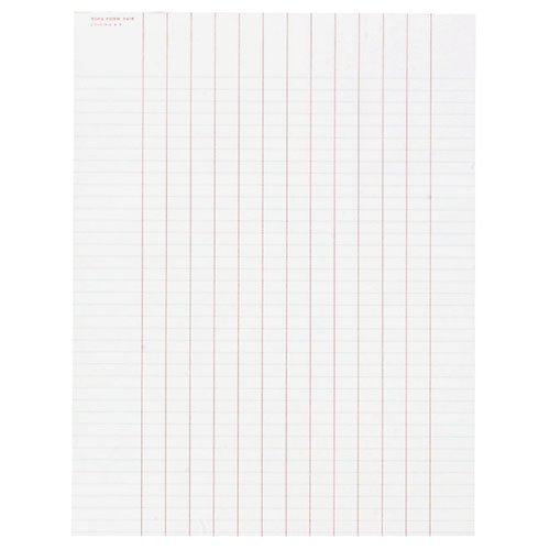 Tops(R) Data Pad, 12 Column & Summary, White