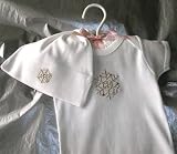 Holiday Snowflake Onesie & Cap (Pink)