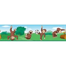 Curious George Peel-and-Stick Border