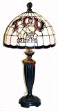 Texas Christian TCU Horned Frogs TIFFANY STYLE STAINED GLASS TABLE/DESK LAMP