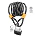 Sporting Goods : OnGuard 5033 Doberman Key Coil Cable Lock (185cm x 8cm)