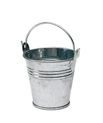 Minature Metal Pails, Silver