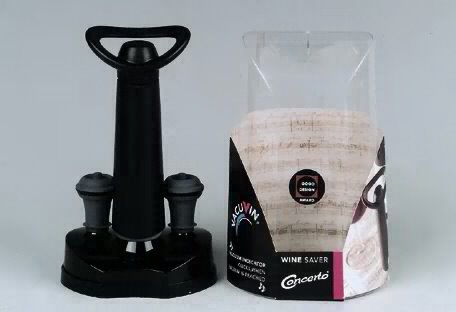 Vacu Vin Wine Saver Concerto 1 Pump & 4 Stoppers