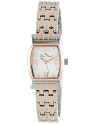 Lucien Piccard Womens LP-12384-SR-02MOP "Alca" Two-Tone Stainless Steel Dress Watch