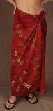 "Dragonflies 4" 44" X 66" Heavyweight Sarong