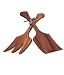 Wooden Salad Serving Utensils By Ironwood Gourmet