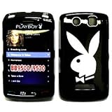 Playboy Blackberry Storm 9530 Snap on Cover Black