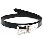 Giorgio Armani Adjustable Leather Black/Brown Reversible Men's Belt