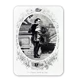 Mr. Edwin Booth as Iago (engraving) by.. - Mouse Mat Art247 Highest Quality Natural Rubber Mouse Mats - Mouse Mat