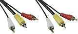 Zoom Produkt-Bild: InLine Cinch Kabel, Audio/Video 3x Cinch St/St 3m