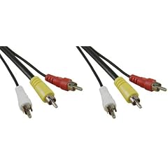 InLine Cinch Kabel, Audio/Video 3x Cinch St/St 3m