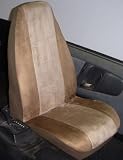 Allison 65-2800TAN Tan Memory Foam Universal Bucket Seat Cover - Pack of 1