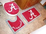 Alabama Crimson Tide Bathroom Rug Set