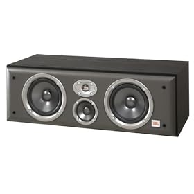 JBL Northridge EC35 3-Way Dual 5-Inch Center-Channel Speaker, Single (Black Ash)