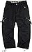 Men's Military-Style Cargo Pants 40x32 Black Color #A8