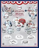 Atlanta Braves 11 x 14 Uniform History Plaque