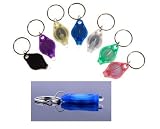 Micro Mini LED Light Torch Keychain Flashlight Keyring Gadget