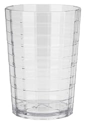 Zak Designs Disco Clear 16-Ounce Double Old Fashioned, Set of 4