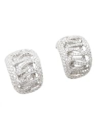 Women 14k White Gold 2.51ctw diamond Stud earring 57 LE271 Size 9.64