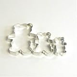 Teddy Bear Cookie Cutter - Set of 3