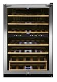 Frigidaire FFWC38F6LS 38 Bottle Two-Zone Wine Cooler - Stainless Steel